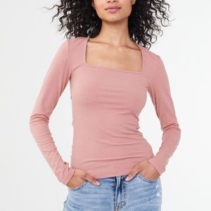Aeropostale NWT Square Neck Women's Top Size Large